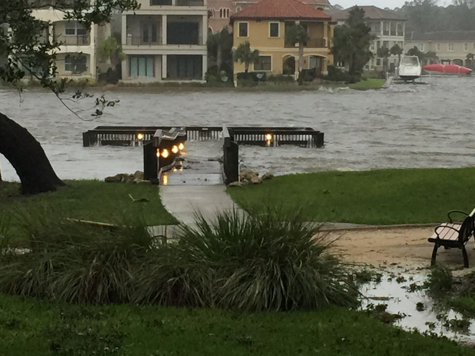 Hurricane flooding in Palm Coast, FL